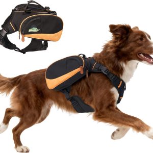 Xuvira Dog Backpack Harness Adjustable Waterproof Outdoor-0