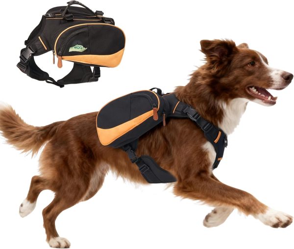 Xuvira Dog Backpack Harness Adjustable Waterproof Outdoor-0