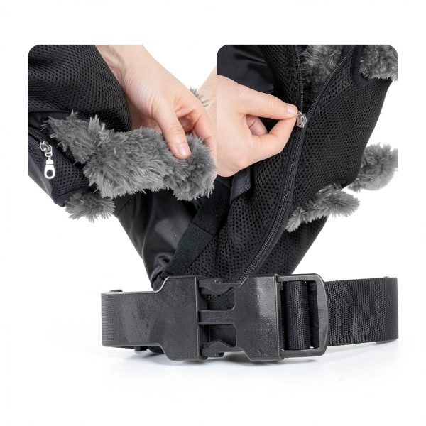 Nulala Dog Front Backpack Portable Breathable Safety Lock-7