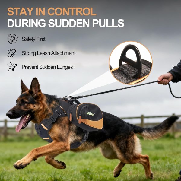 Xuvira Dog Backpack Harness Adjustable Waterproof Outdoor-6