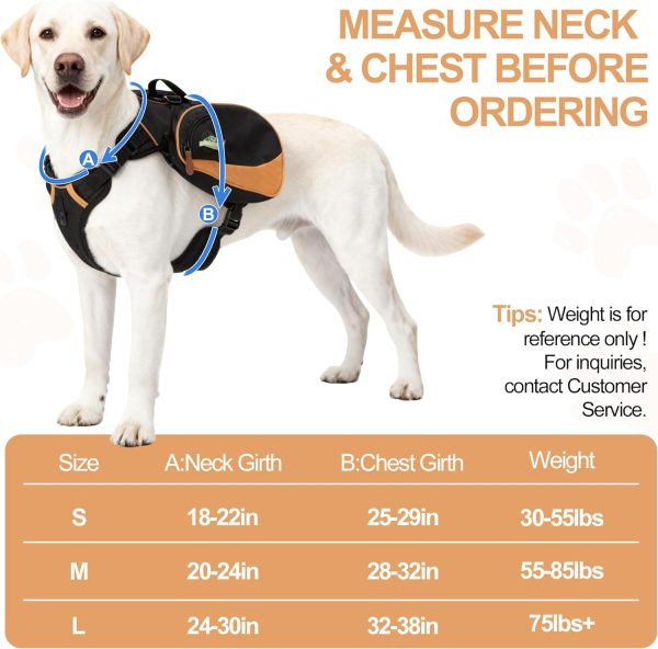 Xuvira Dog Backpack Harness Adjustable Waterproof Outdoor-3