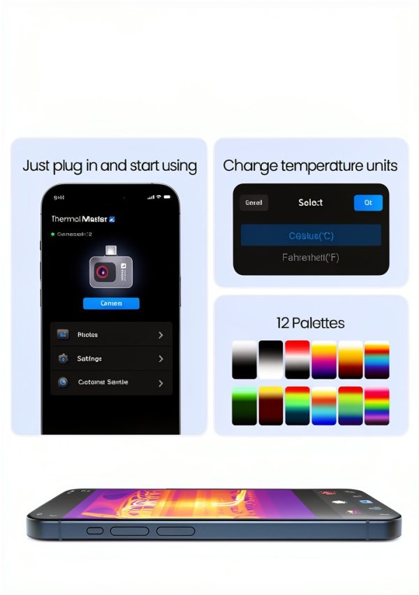 Thermal Master P2 Imager Android Phone Heat Detection Tool-6