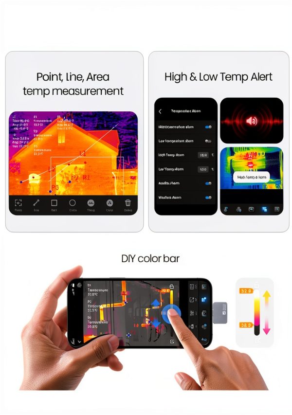 Thermal Master P2 Imager Android Phone Heat Detection Tool-7