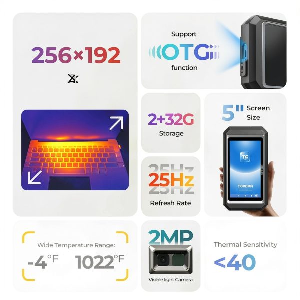 TOPDON TC003 Thermal Imager High Resolution Professional-2