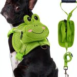OUOBOB Dog Backpack Harness Breathable Mesh Design-0