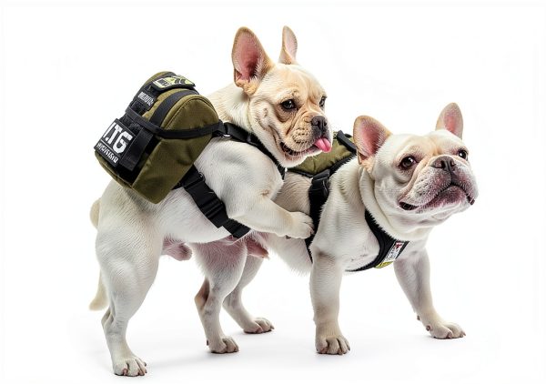 Dog Backpack OneTigris Green Nylon Adjustable-2