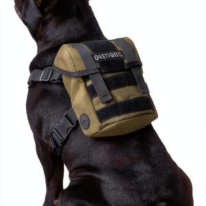 Dog Backpack OneTigris Green Nylon Adjustable-0
