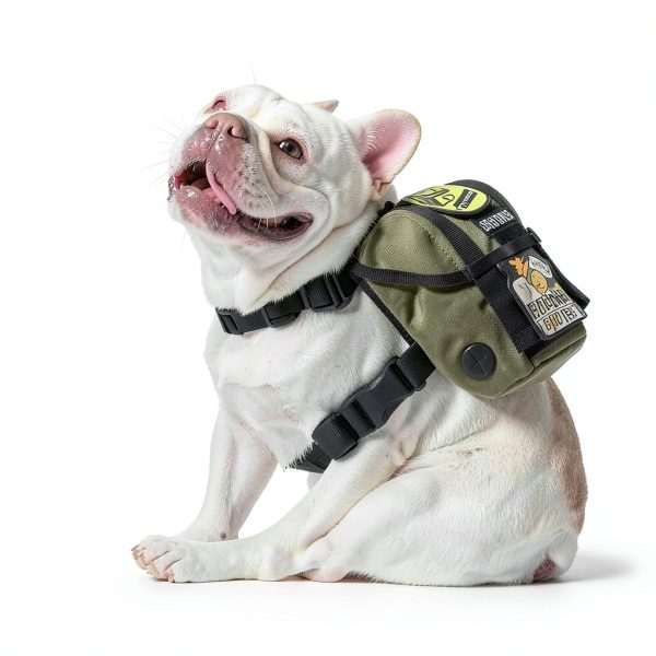 Dog Backpack OneTigris Green Nylon Adjustable-5