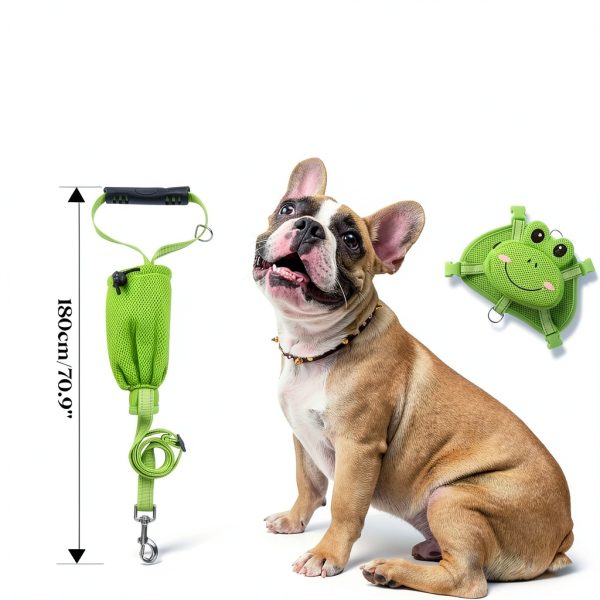 OUOBOB Dog Backpack Harness Breathable Mesh Design-2