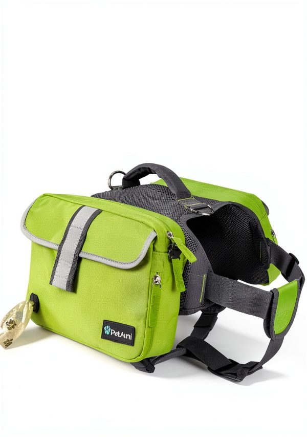 Dog Backpack Harness PetAmi Adjustable Medium Large Canvas Backpack-3