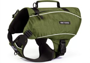 OneTigris Dog Backpack Harness TG-ZGB04 Adjustable Nylon with-0
