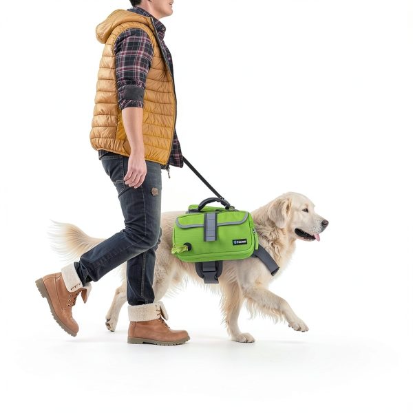 Dog Backpack Harness PetAmi Adjustable Medium Large Canvas Backpack-7