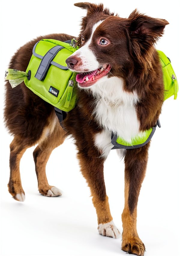 Dog Backpack Harness PetAmi Adjustable Medium Large Canvas Backpack-1