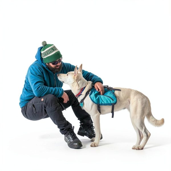 Kurgo Dog Backpack Baxter Pack Black Orange with Reflective Trim-3