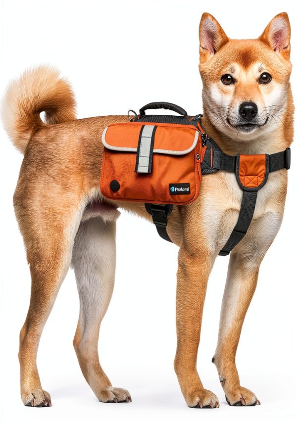 PetAmi Dog Backpack Large with Ripstop Nylon and Reflective Stripes-6