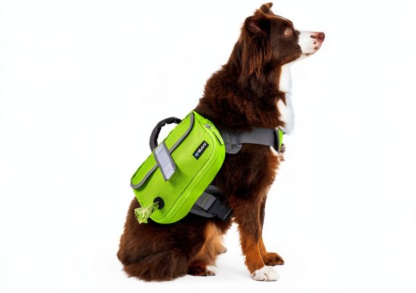 Dog Backpack Harness PetAmi Adjustable Medium Large Canvas Backpack-2