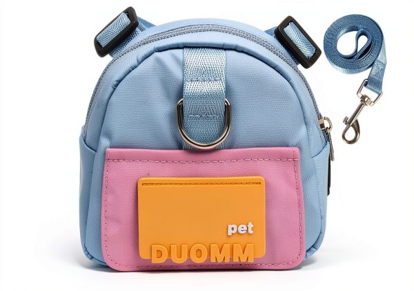 Dog Backpack Chest Strap xinfengge Adjustable Vest with Poop Bag-2