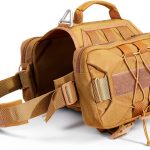 Dog Backpack Excellent Elite Spanker Large Coyote Brown Nylon Pack-0