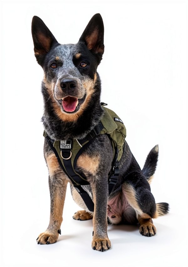 OneTigris Dog Backpack Harness TG-ZGB04 Adjustable Nylon with-3