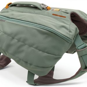 Ruffwear Dog Backpack Medium Basalt Gray – Foam Padded, Adjustable Fit-0