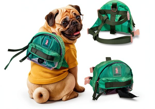 Dog Backpack Tailtote TL2024 Waterproof Fit with Poop Holder-0