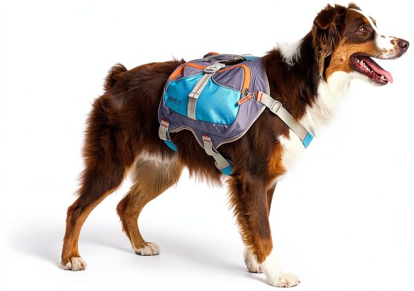 Cesar Millan Dog Backpack Small Blue Breathable Hiking Pack-0
