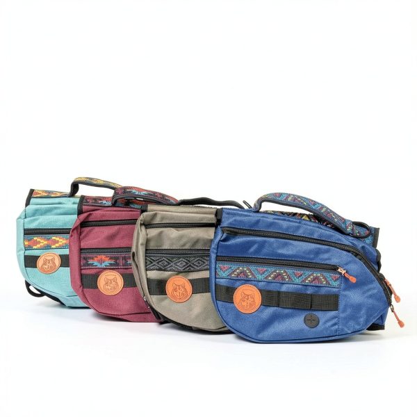 Dog Backpack Wilderdog Adjustable Harness with Water Resistant Fabric-8
