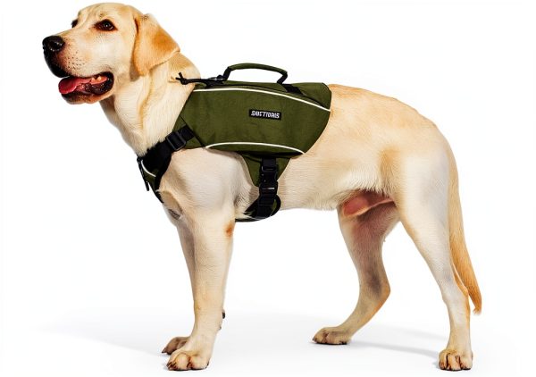 OneTigris Dog Backpack Harness TG-ZGB04 Adjustable Nylon with-6