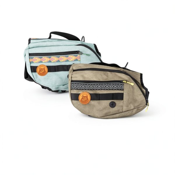 Dog Backpack Wilderdog Adjustable Harness with Water Resistant Fabric-2