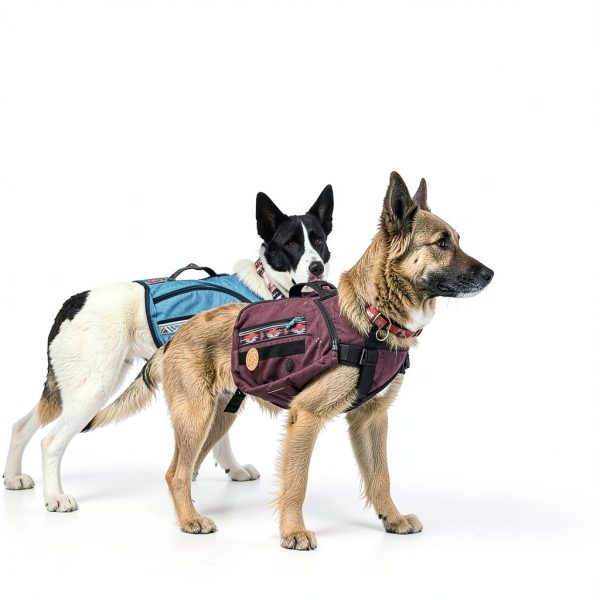 Dog Backpack Wilderdog Adjustable Harness with Water Resistant Fabric-6