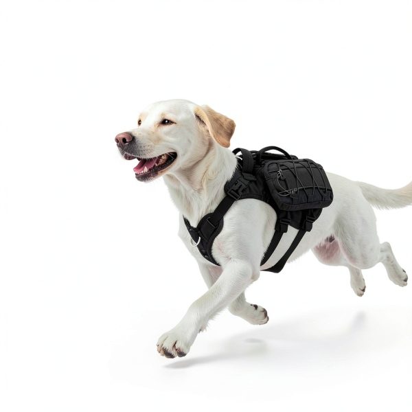 AOKOWN Dog Hiking Backpack with Reflective Trim Water Bottle Pocket-5