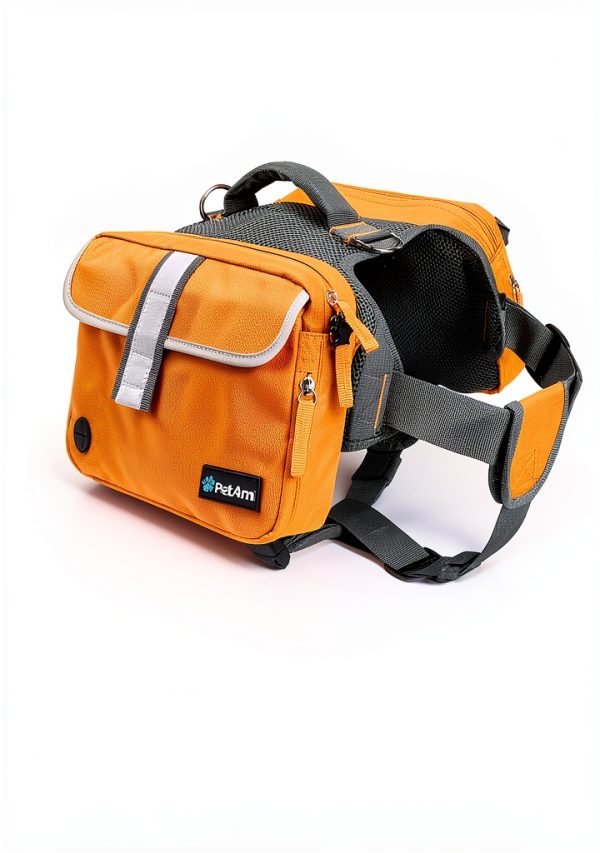 PetAmi Dog Backpack Large with Ripstop Nylon and Reflective Stripes-1