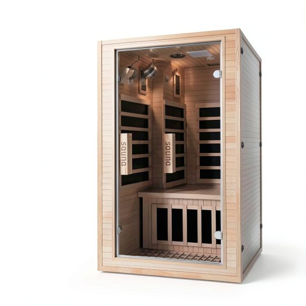 Homsido Infrared Home Sauna 1 Person Hemlock Dry Sauna Low EMF 1200W-4