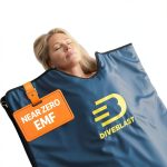 Near Zero EMF Far Infrared Sauna Blanket by Diveblast Blue 71×35.6″-0
