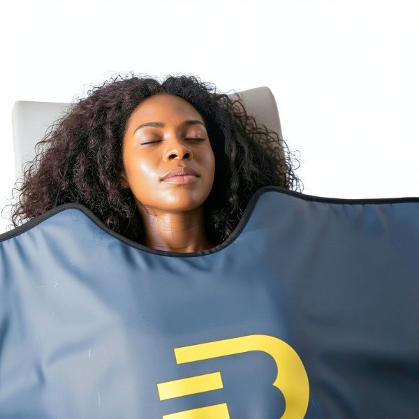 Near Zero EMF Far Infrared Sauna Blanket by Diveblast Blue 71×35.6″-2