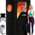 Portable Steam Sauna for Home with 3L 1200W Steamer, 9-Level Remote Control, Foldable Chair & Extra-Large Tent (2.6’ x 2.6’ x 5.9’) – Personal Sauna Box for Relaxation and Comfort-0