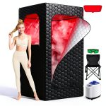 Infrared Sauna Box bsdonte 160 LED Red Light Portable-0