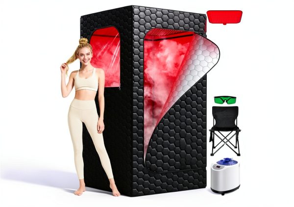 Infrared Sauna Box bsdonte 160 LED Red Light Portable-0