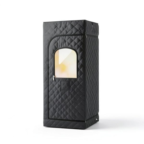 Portable Steam Sauna for Home,Sauna Box with 9-level Heating,0-99 minute timer,Personal Sauna Tent for Home with 2.6L 1000W Steam Steamer,Remote Control,Folding Chair.Relax and Healthy at Home Sauna-6