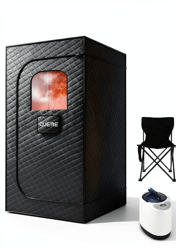 Sauna Box CUEME Portable Steam Sauna 3L 1200W Steamer Extra Large-6