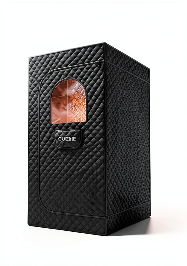 Portable Steam Sauna for Home with 3L 1200W Steamer, 9-Level Remote Control, Foldable Chair & Extra-Large Tent (2.6’ x 2.6’ x 5.9’) – Personal Sauna Box for Relaxation and Comfort-5