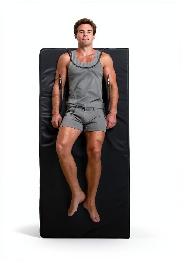 Portable Sauna Blanket noerishia Double Spiral Black 6ft x 2.6ft-8