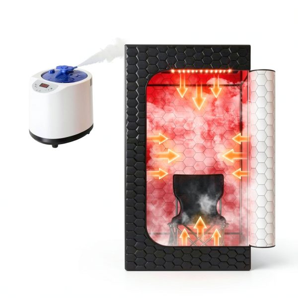 Infrared Sauna Box bsdonte 160 LED Red Light Portable-4
