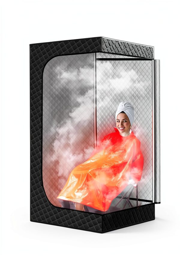 Sauna Box CUEME Portable Steam Sauna 3L 1200W Steamer Extra Large-4